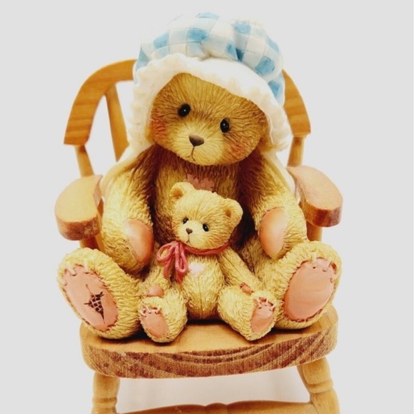 Cherished Teddies Priscilla and Greta Our Hearts Belong To You Figurine 1995 - Picture 7 of 13
